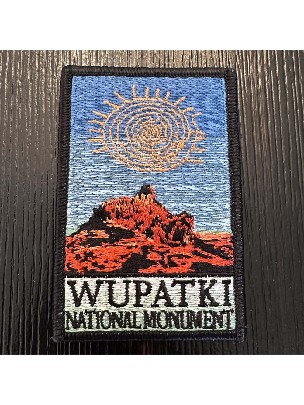 Wupatki National Monument Embroidered Souvenir Patch Desert Landscape New